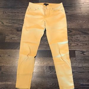 Banana Republic Factory Mustard Skinny Fit Jeans